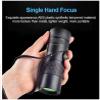 DirectNine Basics High Power Binoculars, Monocular Telescope 4K Zoom Monocular Binoculars Pocket Telescope Supports Smartphone to Take Pictures 10-30 25+Camera Clip+Triangle Bracket for indoor/outdoor view 2