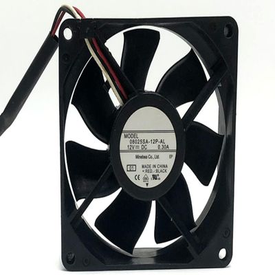 Ailsa Hexi 08025SA-12P-AL 80x80x25mm DC 12V 0.30A 3-Wire Cooling Fan