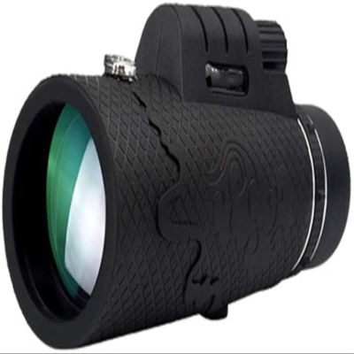 High Power Binoculars, 20x60 Monocular Telescope, High Power Monocular Compact with Portable BAK4 Prism Lens Monocular with Compass and Smartphone Adapter and Tripod for indoor/outdoor