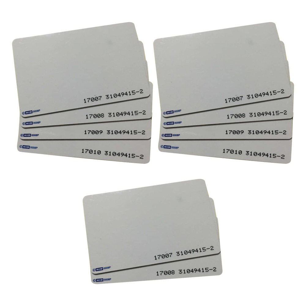 10PCS Programmed HID ISOProx II Card - 26 bit Accessory