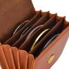 Pomya Lens Filter Pouch Case, Up to 100mm, 5 Pockets PU Leather Camera Lens Filter Storage Bag, & Water Hard Shell Carrying Case for Photography Circular Filter, Pomyage6f341mbw view 3