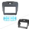 Liru 173 * 98mm Fascia Stereo Panel Bezel Trim Dash Frame Kit Black ABS for Isuzu Holden Colorado MU-X D-Max Car view 2