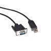 FT232RL USB to VGA 15-PIN MALE ADAPTER RS422 SERIAL COMMUNICATION CABLE for GJSK GJS3 SERIES SERVO DRIVER CN1 PORT to PC(3 metres) view 4