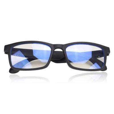 Dpofirs Bluetooth Audio Smart Glasses, Glasses for Women and Men, Open Ear Sound with Mic & Speaker, Outdoor Smart Glasses Blue Light Blocking