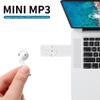 Beuiouer Portable USB Sport U Disk Mini Mp3 Music Player Support 32GB TF Card(White) view 2