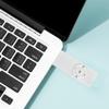 Beuiouer Portable USB Sport U Disk Mini Mp3 Music Player Support 32GB TF Card(White) view 3