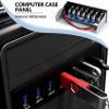 Beuiouer 7 Port USB 3.0 Hub 5Gbs 5.25inch CD-ROM Drive Bay CD ROM Front Panel for Computer Case+USB 3.0 19-pin Header to Type-A Male Cable Dual Chip PCI-E 1X PCI-E 16X, black&blue, 152753 view 2