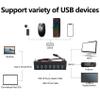 Beuiouer 7 Port USB 3.0 Hub 5Gbs 5.25inch CD-ROM Drive Bay CD ROM Front Panel for Computer Case+USB 3.0 19-pin Header to Type-A Male Cable Dual Chip PCI-E 1X PCI-E 16X, black&blue, 152753 view 4