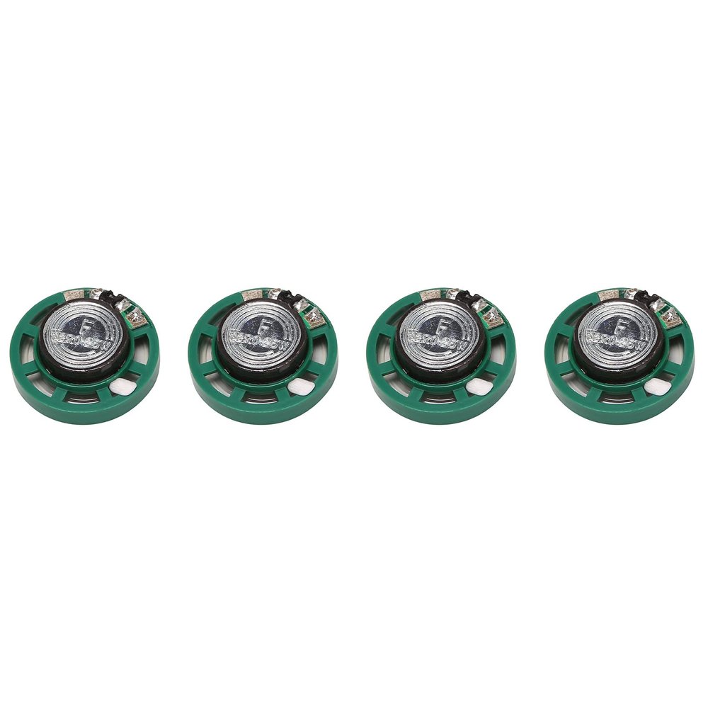 Beuiouer 0.25 W 32 Ohm Plastic 4 Magnetic Speaker with 27 mm Diameter Green + Silver