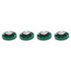 Beuiouer 0.25 W 32 Ohm Plastic 4 Magnetic Speaker with 27 mm Diameter Green + Silver view 4