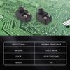 Beuiouer 2 x Push-On Antenna Matching Transformer 300/75 Ohm TV F Coax Adapter, Silver Tone,Black, 043468 view 2