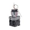 BSXYLVA Key rotary switch XB2BG21C/BG33C/BG25C ZB2-BE101C Second gear self-reset(XB2BG33C 3rd gear 2 normally open) view 3
