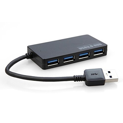 Beuiouer USB 3.0 Hub 4 Port High Speed Slim Compact Expansion Splitter