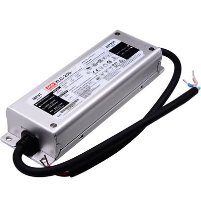 Mean Well XLG 200W 3500mA LED Driver XLG-200-H-AB Switching Power Supply Converter Transformer with IP67 PFC Function 3 in 1 Dimming Io adj by Potmeter Metal House Wire Leads