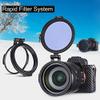 Beuiouer ND Quick Release Switch Bracket Lens Filter for DSLR Camera Photography Lens Bracket 72MM view 3