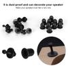 10 Pairs Speaker Grill, Snap Fastener Buckle, Dust Proof Sound Box Net Cover Frame Fixing Buttons for Small Speakers view 2