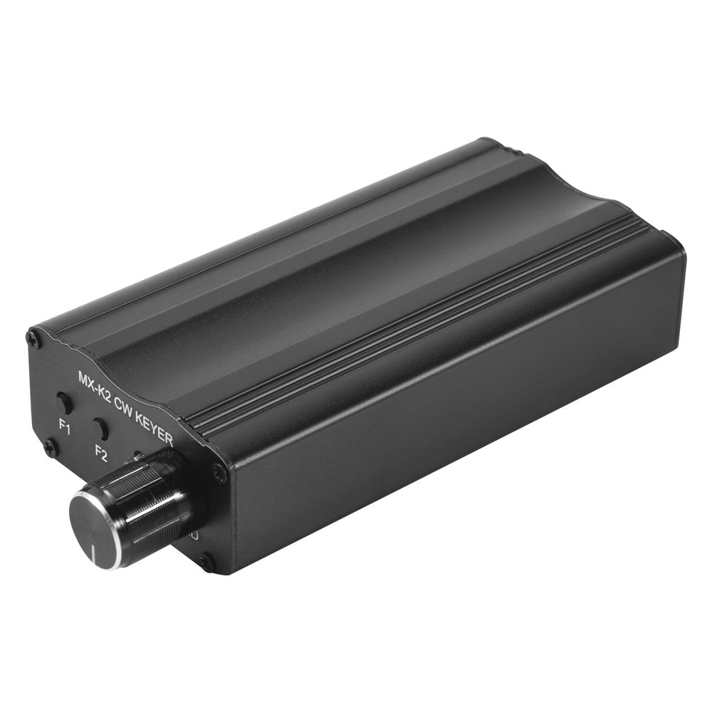 Beuiouer MX-K2 CW Auto Memory Key Contoller Morse Code Keyer for Ham Radio Amplifier, black, 149370