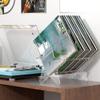 Beuiouer Acrylic Vinyl Record Storage Holder Clear CD Organizer Holder for Single and Gatefold Albums, transparent view 2