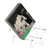 Beuiouer Acrylic Vinyl Record Storage Holder Clear CD Organizer Holder for Single and Gatefold Albums, transparent view 3