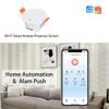 Presence Sensor, WenzhiIoT Smart Motion Sensor WiFi 24GHz Radar MmWave Presence Sensor Movement Body Motion Sensor with Luminance/Distance Detection 110/220V Ceiling Mount Tuya Smart Life Home view 3