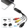 Beuiouer 1 Piece AV to USB C Converter 1 Channel AV NTSC PAL Video S Video/Composite to USB Converter, Black, 500411882 view 3
