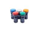 BSXYLVA XA2 push button switch LED signal light 22mm hole industrial equipment 220V 24V power indicator(XA2EVM6LC AC220V Blue) view 1