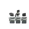 BSXYLVA Switch Button XB4BD21 knob Switch XB4BD33 Two-Speed Three-Speed Metal Selection Switch(ZB4BZ102) view 1