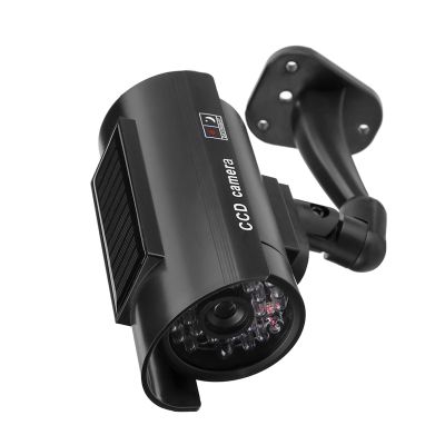 Zetiling Imitation Dummy Security Camera, Waterproof and SolarPowered, with Flashing LED Light Indicator, Zetiling0si5cpex61
