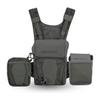 Eberlestock Recon Modular Bino Pack (Small), Rangefinder Pouch, and Utility Pouch Bundle - Gray - Advanced Binocular Harness System with Customizable Attachments view 1