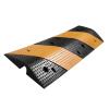 BXKCFYBSQ Rubber Speed Bump, Heavy Duty 1 Channel Cable Protector Speed Ramp for Garage Gravel Driveways, Asphalt Concrete view 1