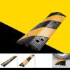 BXKCFYBSQ Rubber Speed Bump, Heavy Duty 1 Channel Cable Protector Speed Ramp for Garage Gravel Driveways, Asphalt Concrete view 4