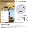 Presence Sensor, WenzhiIoT Zigbee 24GHz Radar MmWave Presence Sensor Body Motion Detection with Luminance Detection&16A Relay Tuya Smart Life Support Home Assistant Zigbee2mqtt view 4