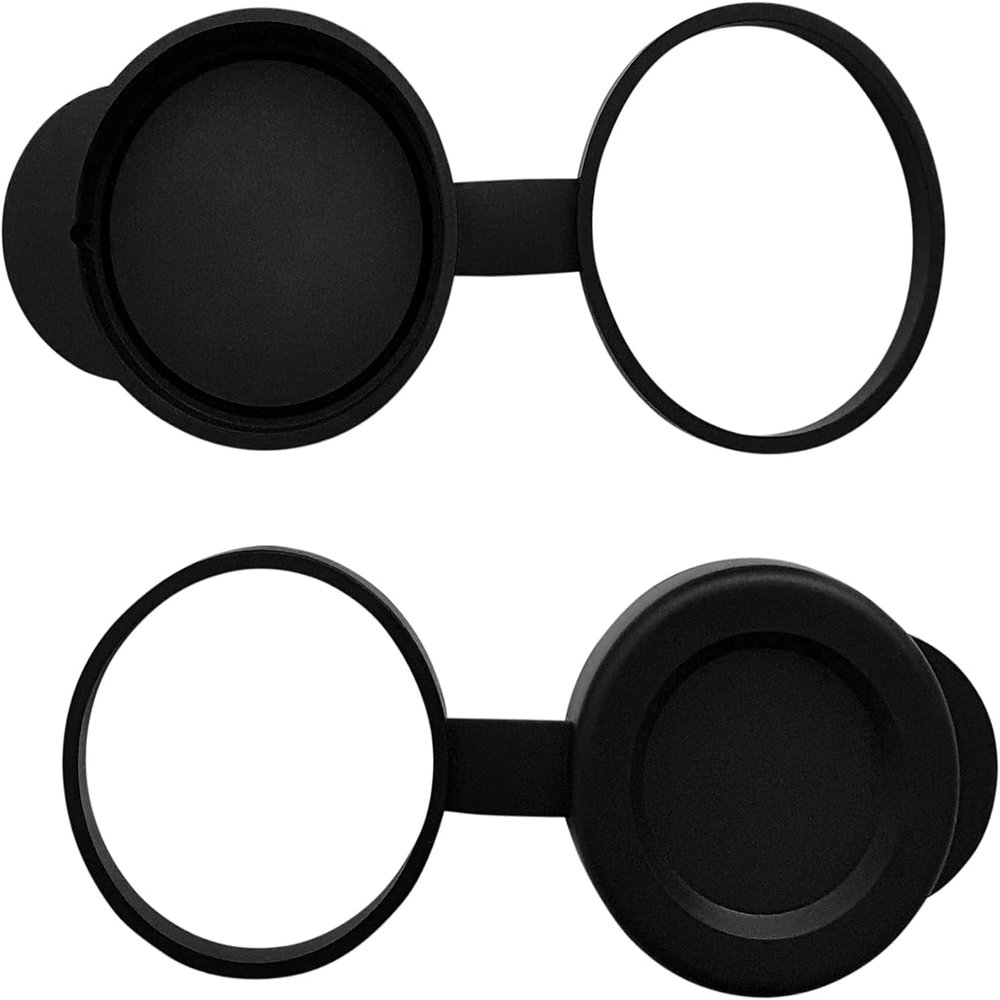 56mm Binocular/Monocular Objective Lens Caps Internal Diameter 69.7-74mm Rubber Cover Set Black