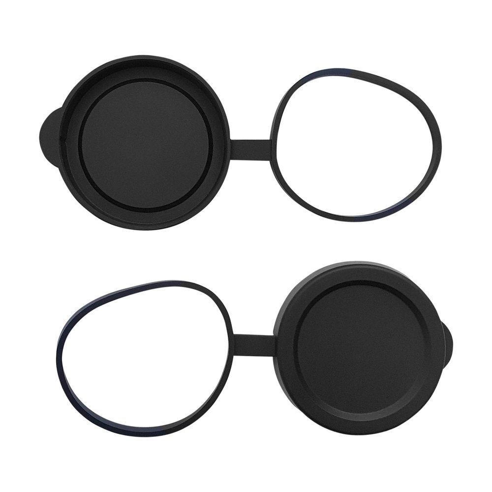 50mm Binocular/Monocular Objective Lens Caps Internal Diameter 61.5-64mm Rubber Cover Set Black