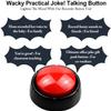 Recordable Button Voice Recording Button 30 Seconds Recording Talking Button Easy Buttons Recording Buttons for Classroom Dog Buttons for Communication Study Practical Jokes view 2