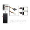 5.25" Metal USB Hub Front Panel for Desktop Optical Drive, 2X USB3.0 Ports, 2X Power Expansion, 2X USB Expansion, 2.5in Hard Disk Bracket, Desktop Expansion Hub view 3