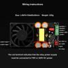 Beuiouer HIFI IRS2092 1000W Mono Channel Digital Class D Stage Subwoofer Power Amplifier Board with Speaker Protect Relay Easy Install Easy to Use A, Black view 2