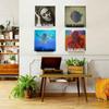 Beuiouer Wall Mount CD Record Display Stand Now Playing Acrylic Vinyl Record Shelf for Home Decoration Black Easy Install Easy to Use view 2