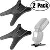 Beuiouer Camera Flash Stand Flash Speedlight Hot Shoe Mount Stand with 1/4inch Metal Tripod Thread for Flash Speedlight Speedlite 2 Pack, black, 184484A2 view 4