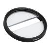 58mm Split Diopter Prism Camera Filter, Double Glass Split Diopter Lens Filter, Multi Layer Coated Lens, Camera Special Effects Filter, Enhancing Focus & Refraction Effects view 1