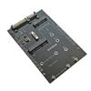 Beuiouer M.2 NGFF MSATA SSD to 2.5 Inch SATA 6.0Gbps 2 in 1 Adapter Converter Card Support PC Laptop Hard Disk Diagram, Black, 500155728 view 1