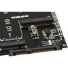 Beuiouer M.2 NGFF MSATA SSD to 2.5 Inch SATA 6.0Gbps 2 in 1 Adapter Converter Card Support PC Laptop Hard Disk Diagram, Black, 500155728 view 4