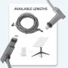 OPPWONG Starlink Cable, for Starlink Cable Starlink Starlink Extension Cable Versatile Compatibility for Starlink Rectangular V2 (15ft Cable), OPPWONG716sr5vixy-12 view 3
