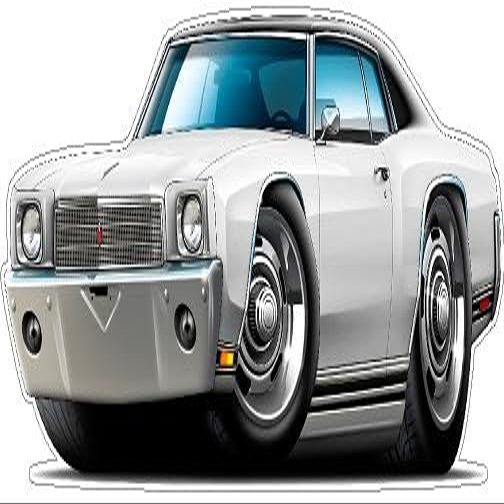 1970 Monte Carlo Wall Decal Vintage Cartoon Car 3ft Long Movable Stickers Vinyl Wall Stickers for Kids Room