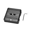 ZType Tilt Head Tripod Flexible Folding Head Tripod Top Universal 1/4in Screw Lightweight and Portable for DSLR Camera view 1