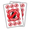 24x No Eggs Allergy Alert Sticker - Food Allergies Awareness Safety Decals No Fish / 500 view 1
