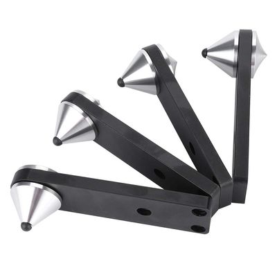 4PCS Speaker Shockproof Bracket, Shocking Proof of HiFi Speaker, Aluminum Speaker Spike Set, Suitable for Bookshelves, Subwoofers, Floor Boxes, Speakers, Power Amplifiers