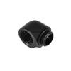 90 Degrees Elbow Fitting Adapter, 2Pcs G1/4 Male to Female Right Angle Connector for PC Water Cooling System (Internal and External Threads) view 2