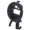 Flash Bracket Mount Round Head Flash Holder S2 V1 V860II TT350 AD400Pro AD200Pro Flexible Lighting Angles Photography Accessories Plastic Metal view 1