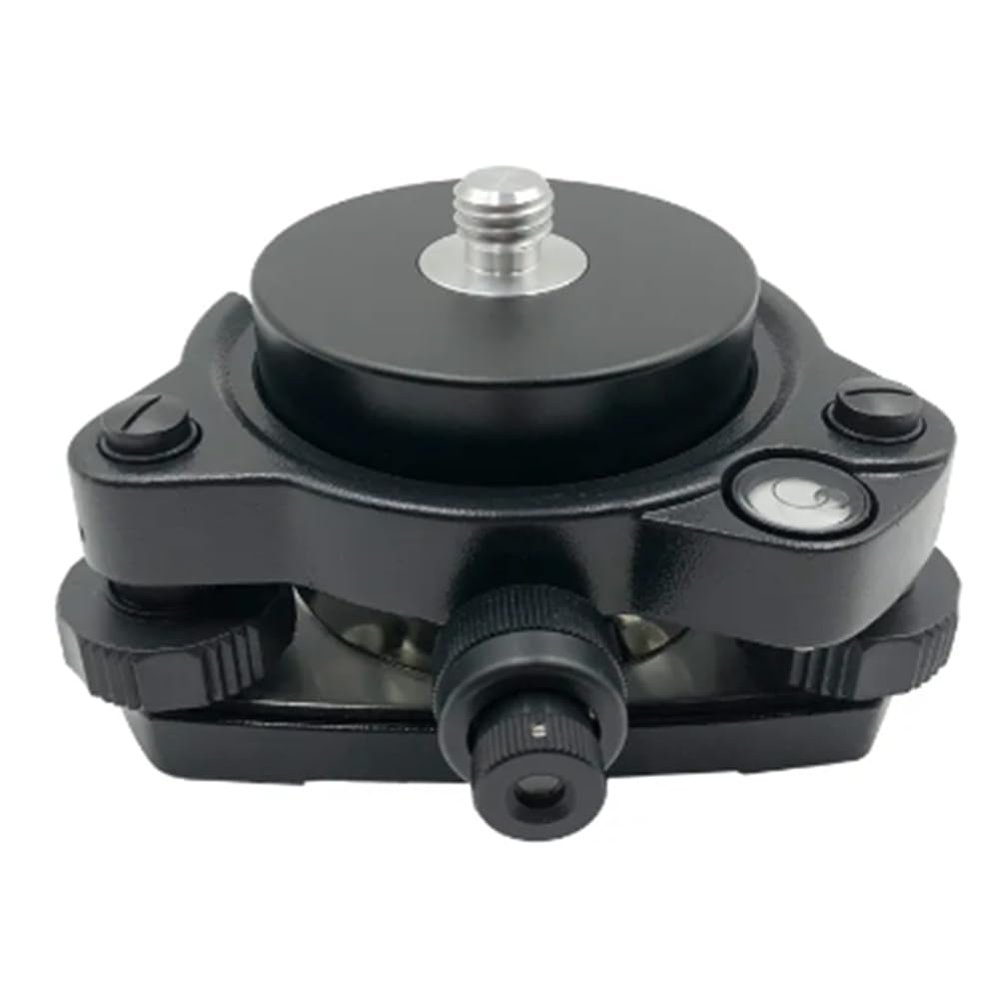 Beuiouer Tribrach with Optical Plummet&GPS Tribrach Adapter Carrier with 5/8InX11 Mount Rotate Screw for Total Station GPS GNSS B Easy Install, Black, 500406669A1